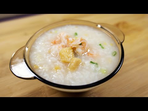 Congee with scallops and shrimps, it’s not enough to drink three bowls of fresh