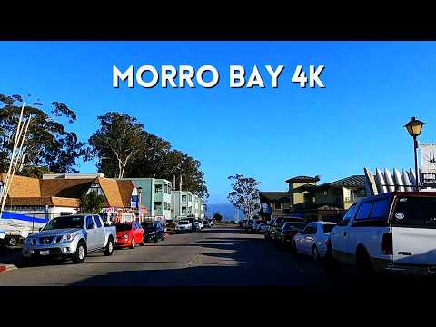 Morro Bay California 4K Scenic Driving Tour