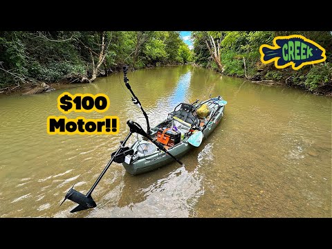 Fishing after Installing CHEAP Motor on Kayak