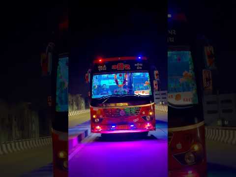 Radhe Krishna krishna sonh || Gir sleeper coach || Gujarat bus || #shorts #tranding #4k #viralvideo