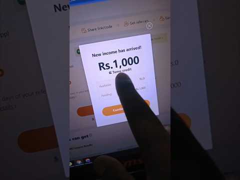 🔥1 click download pr 1000🤑 kmao 🤩⚡ #earnmoney #temuapp #shorts