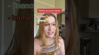 💡🎥👩‍💻TikTok Account Ideas #tiktokgrowth  #contentcreator #tiktokgrowthtips #shortformvideotips