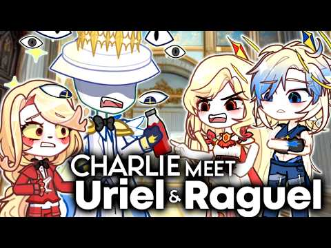 If God : Charlie Meet Uriel and Raguel || Hazbin Hotel Gacha Animation ||