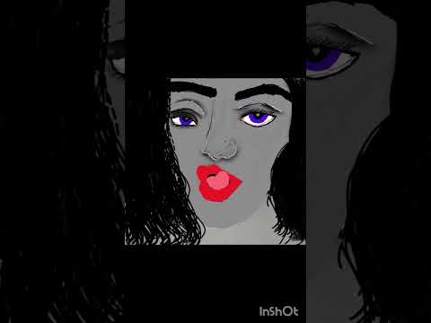 #Gallery Doodle work in  time pass#Black Beauty #