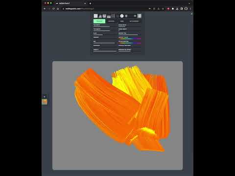 WEBBYPAINT tool settings