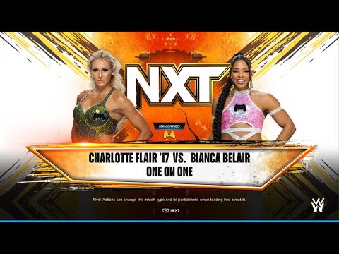 WWE 2K24 - AWA Wrestling: Charlotte flair vs bianca Blair