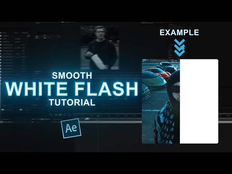 smooth WHITE FLASH - after effects tutorial