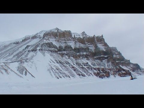 Snowmobile route to the Elwin cove - Nanoq 2007 expedition