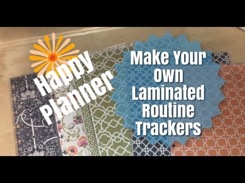 Happy Planner Insert DIY | Daily Routine Trackers | Budget DIY #2