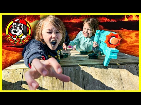 FLOOR IS LAVA 🌋 LONGEST Indoor & Outdoor Obstacle Courses for KIDS - COMPILATION