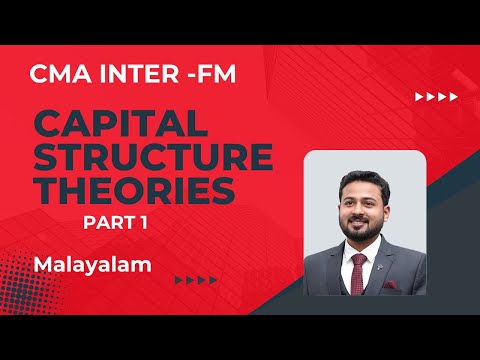 Capital Structure Theories|FM|CMA INTER|Malayalam|CMA Ramees Karat