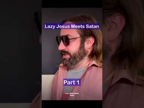 Lazy Jesus meets Satan #satan #funnyreels #comedy