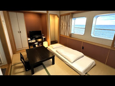 【JAPAN’s FERRY】Hokkaido Otaru→Niigata $160 Japanese-style Cabin 16-hour Ferry Trip