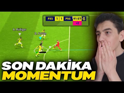 OYNADIĞIM EN İYİ MAÇ ÇOK EĞLENDİM VE MOMENTUM YEDİM SİNİR KRİZİ! (efootball 2024 mobile)