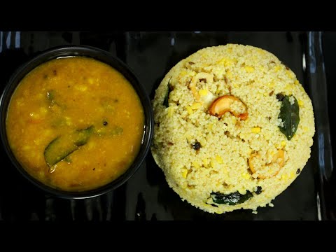 BEST DIABETIC RECIPE !! | HEALTHY RECIPES | Daliya pongal recipe | Broken wheat/ Samba rava recipe