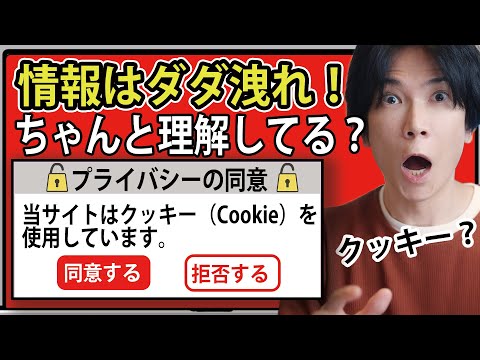 【理解してる？】クッキー(Cookie)への同意って何？【情報を守れ!】