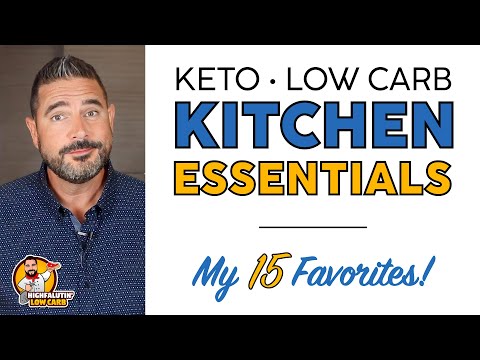 My KETO Kitchen Essentials! • 15 LOW CARB Products & Tools