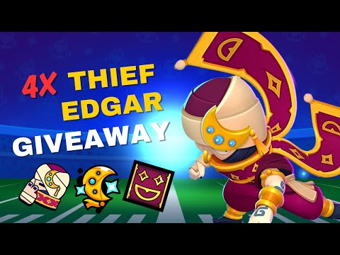 4X THIEF EDGAR SKIN GIVEAWAY in Brawl stars #ThiefEdgarGiveaway