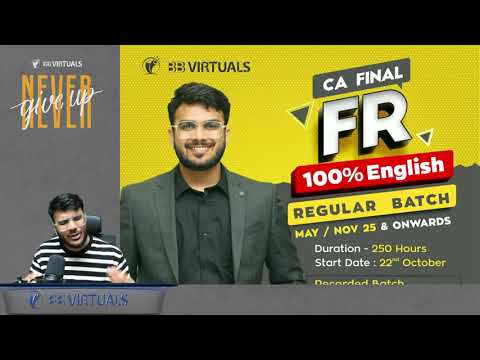 FR 100% English - REGULAR BATCH | Full Details | CA Final FR English | CA Aakash Kandoi