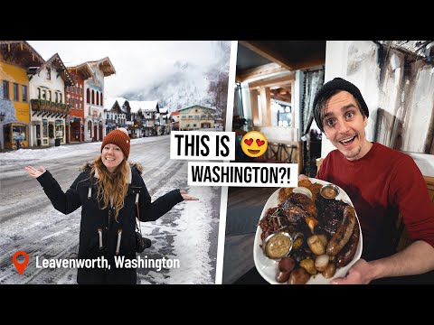 Is This America’s MOST BEAUTIFUL Town?? - Food & City Tour of Leavenworth, Washington!