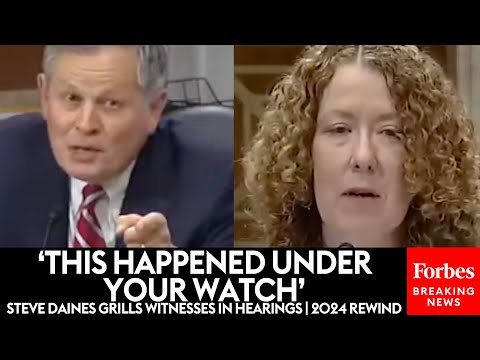 'You're Not Answering My Question': Steve Daines Presses Key Witnesses In Hearings | 2024 Rewind