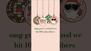 #christmas #100subs