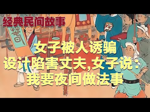 民间故事：女子被人诱骗，设计陷害丈夫，女子说：我要夜间做法事#奇聞異事