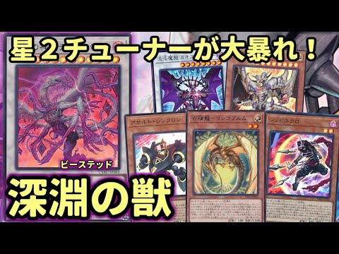 【#遊戯王】前回から更に強化！新規で追加された星２チューナーを混ぜて新たな構築に変化した『シンクロ軸ビーステッド』紹介します！