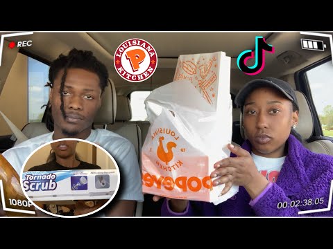 VLOG | TRYING VIRAL BRUSH | POPEYES MUKBANG