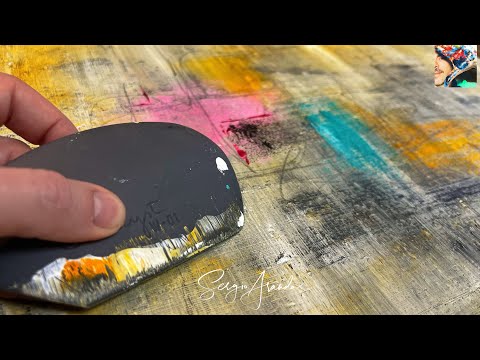 Unlocking Organic Art: Mesmerizing Techniques with Sawdust & Gesso! Dive into Masterpiece!