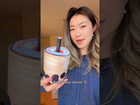 Paper boba tutorial 🧋