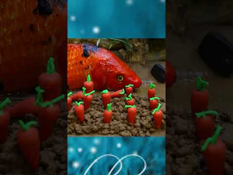 Fish Koi and LEGO Mukbang 🐟🐍🍓#shorts #funny #animals #trendingshorts #stopmotion #fypシ゚viral #fypシ゚