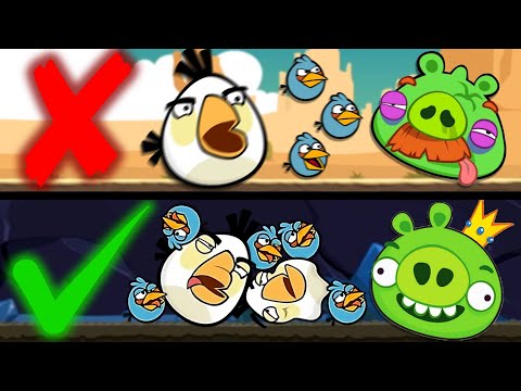 Can you beat Angry Birds WITHOUT Bird Powers?! | Part 2