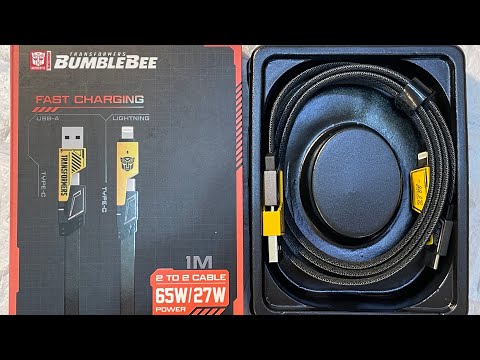 Transformers Bumblebee 2 to 2 65w Data Cable TF-A15 @FastechLim