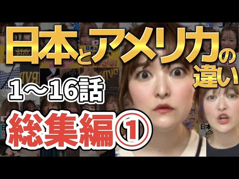 【あるある】もえぴ英会話 全まとめ①「日本とアメリカの違い」1話〜15話【総集編】