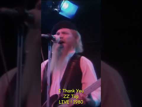 I Thank You - ZZ Top { LIVE ! 1980 } #Shorts #zztop