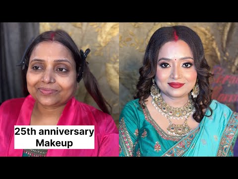 Mature skin makeup ✅ | 25th Anniversary Makeup Step By Step | Shruti makeover