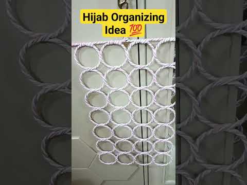 Hijab hanger 👌 #ytshorts #trending #motivational #shortsvideo #easy #hack #hijab #hijabi #organizer