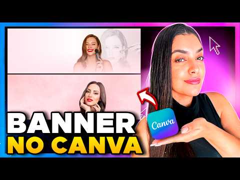 Como Fazer Banners no CANVA [Landing Page Aurora Make] Imagens p/ site Responsivo - Desktop e Mobile