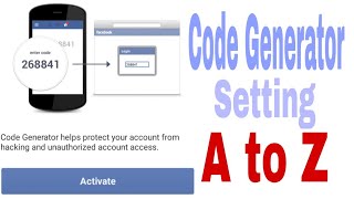 How to Make Facebook Code Generator | Get Facebook Login Code | Facebook code generator log in