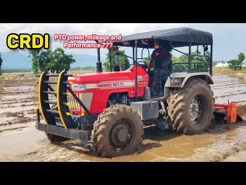 Swaraj 963 Fe CRDI tractor user feedback & puddling performance | Agriculture INDIA