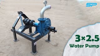 3 × 2.5 Planetary Gear Water Pump | High efficient Tractor PTO Pump | T3340G