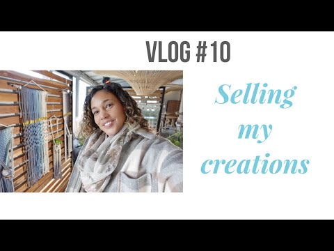 Vlog#10 - Working out - frustration and selling my Macrame creations!!