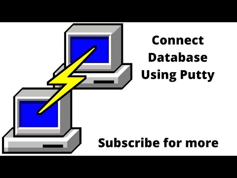 How to connect to an Oracle Database? Using Putty