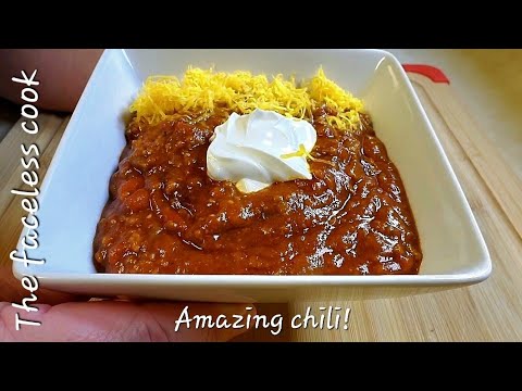 Chili that you have to try! No spice (no jalapeño)or spicy (add jalapeño and juice).