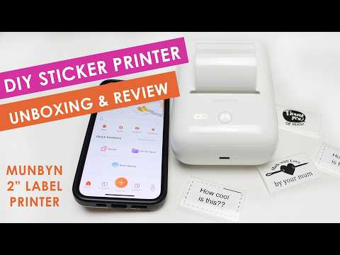 Munbyn Label Printer Unboxing - FM226 Label Maker Printer