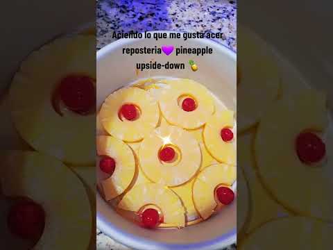 upside-down pineapple #pineapplerecipes #cake #recipe #tutorial #fypシ #foryou #freetutorial #parati