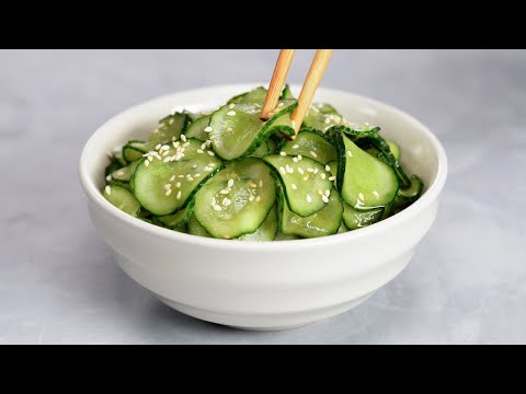 Japanese CUCUMBER SALAD - Sunomono 酢の物  || Marinated Cucumber Appetizer. Recipe by Always Yummy!