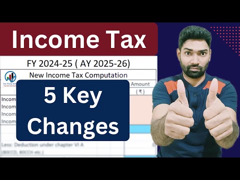 Income Tax Calculation 2025-26(FY 2024-25) के जरूरी बदलाव | ITR filing 2025-26 update New tax Regime