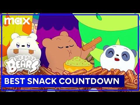 10 Best Snacks Countdown ﻿| ﻿We Baby Bears | Max Family